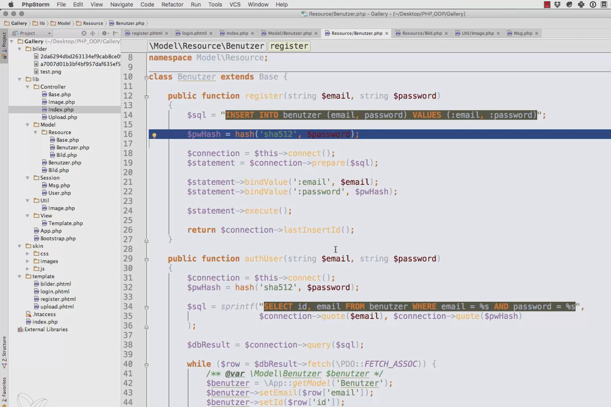 Programación web orientada a objetos con PHP - 9.23 Solución de ejemplo nº 4