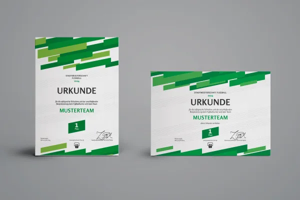 Luova todistussuunnittelu (jalkapalloturnaus) pysty- ja vaakasuunnassa