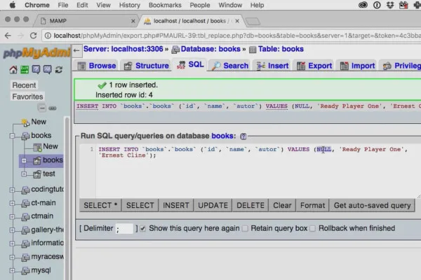 Mengkode dengan Python -  15.5 Fungsionalitas Dasar: Membuat, Membaca, Memperbarui, dan Menghapus (CRUD)