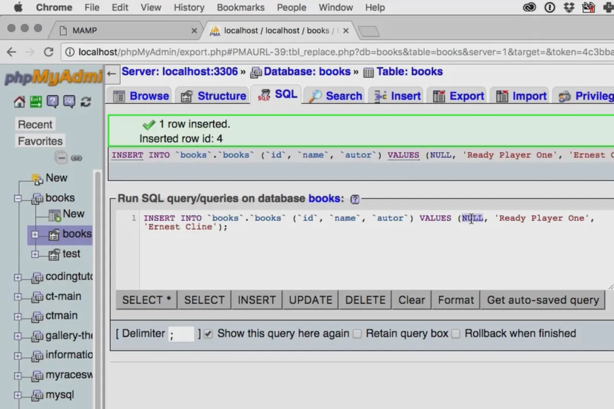 Programmieren mit Python – 15.5 Grundfunktionalität: Create, Read, Update und Delete (CRUD)