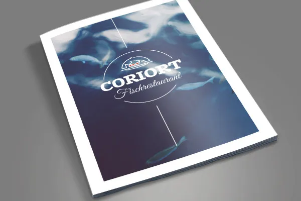 Templat mockup Photoshop untuk bagian depan buku A4 - Varian 2