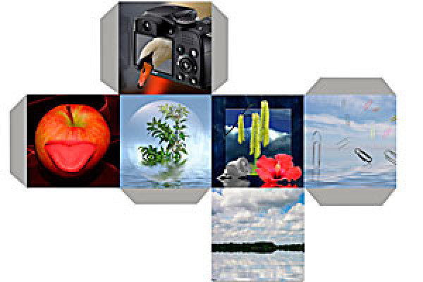Photoshop-åtgärd: Fotokub.