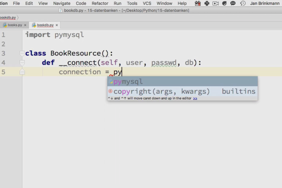 Programación con Python - 15.6 Conexión MySQL con Python