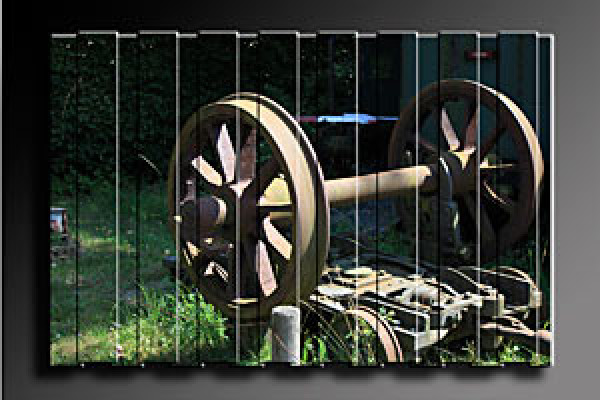 Photoshop-åtgärd: 3D vägg