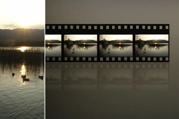 Creează o bandă de film cu fotografiile tale.