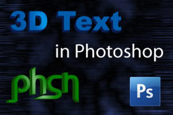 3D-Text und 3D-Logos in Photoshop generieren