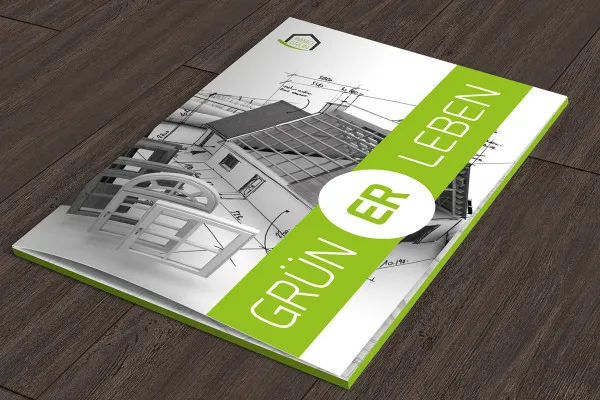 Template mockup Photoshop untuk folder DIN A4 dalam format potret - Versi 1