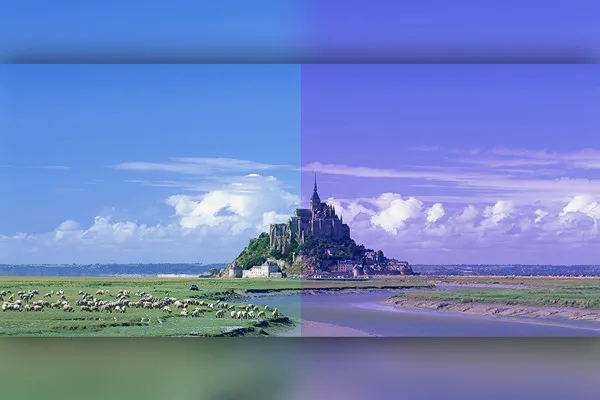 Photoshop-Aktion: Split-Toning Blau und Rot - verschafft Fotos einen leicht surrealen Touch