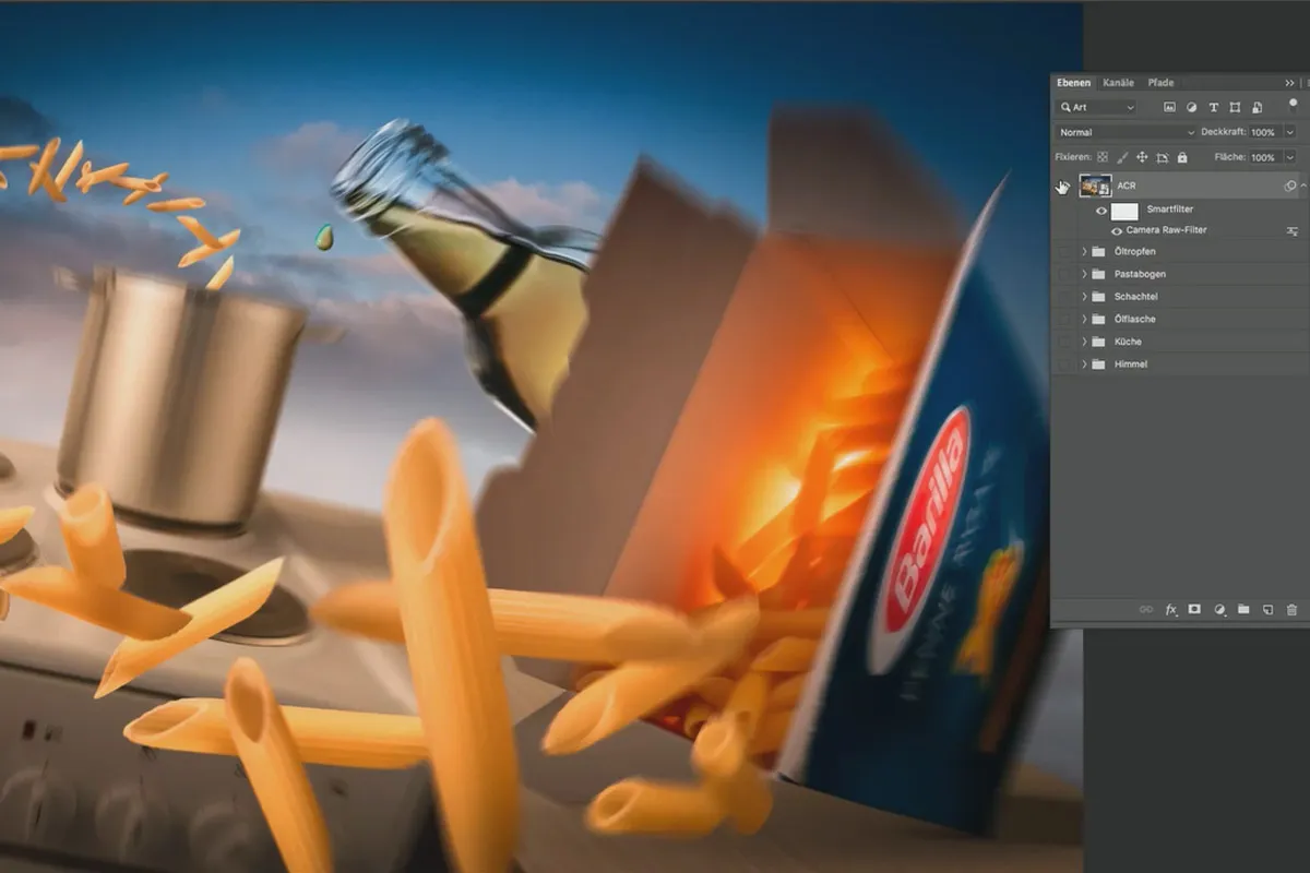 Photoshop-Tutorial „Penne Rigate“: 1.1 Intro