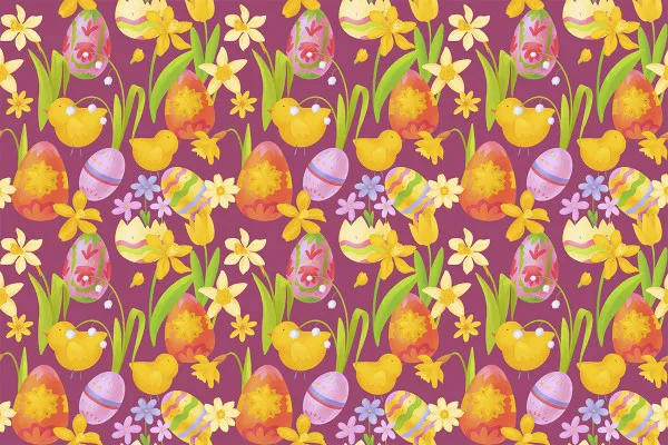 Patterns for Easter: Flower motifs