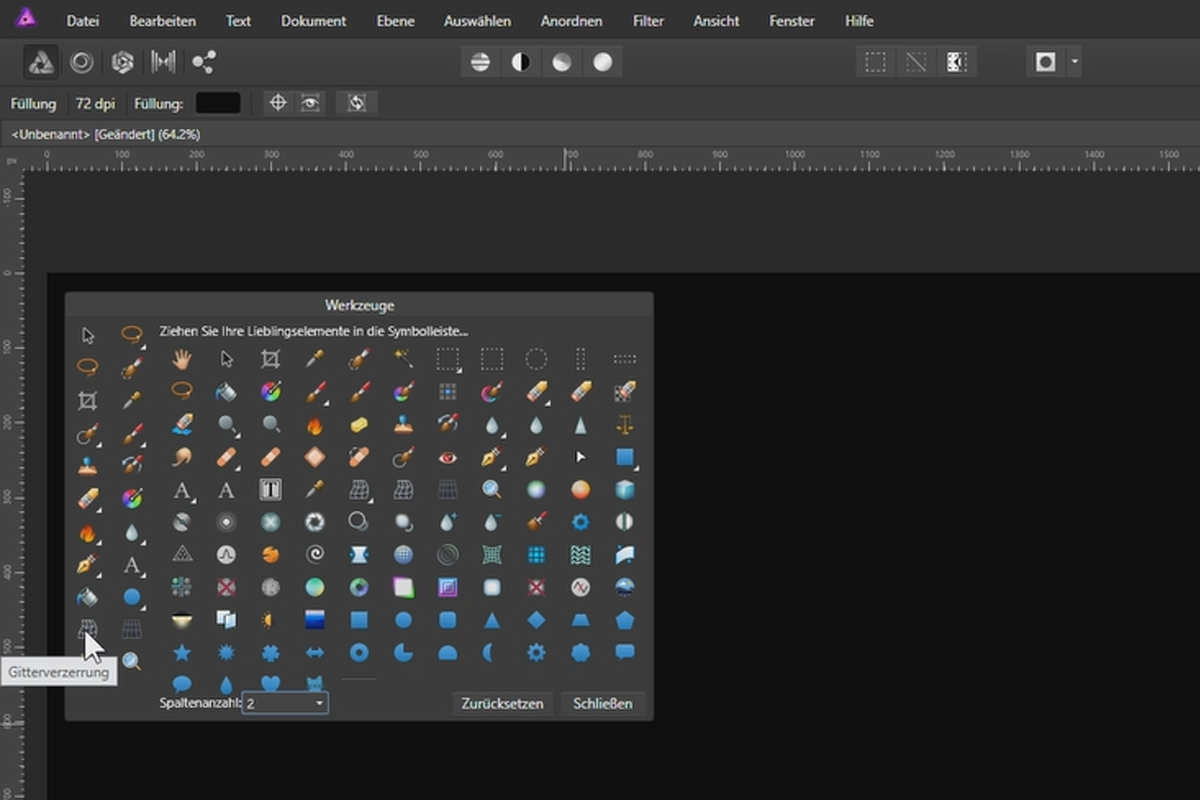 Affinity Photo - creatieve beeldbewerking met overlays: 02 | Instellingen