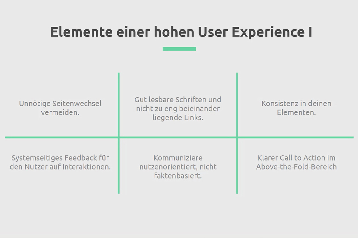 User Experience & Customer Journey: 06 | Avoiding unnecessary page changes