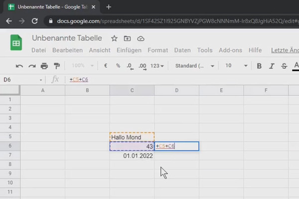 Google Sheets Eğitimi: 3.2 Metinler, Sayılar ve Tarihleri Girmek