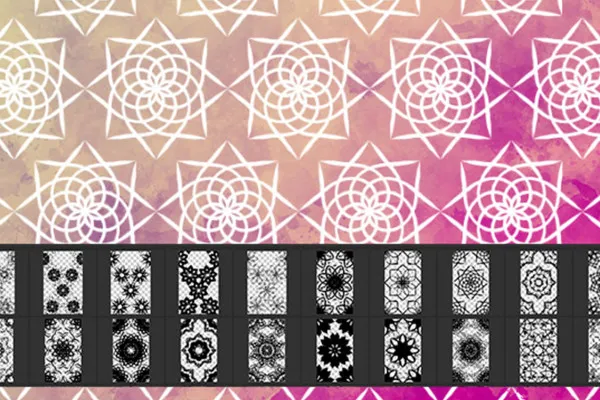 Motif Photoshop : Ornements vintage 1