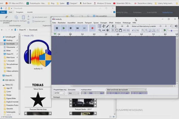 자신만의 팟캐스트 만들기: 6.2 Audacity 다운로드 및 설치