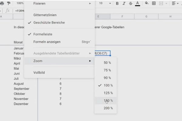 Google Sheets Öğretici: 5.2 Görünüm ve Düzen tasarımı
