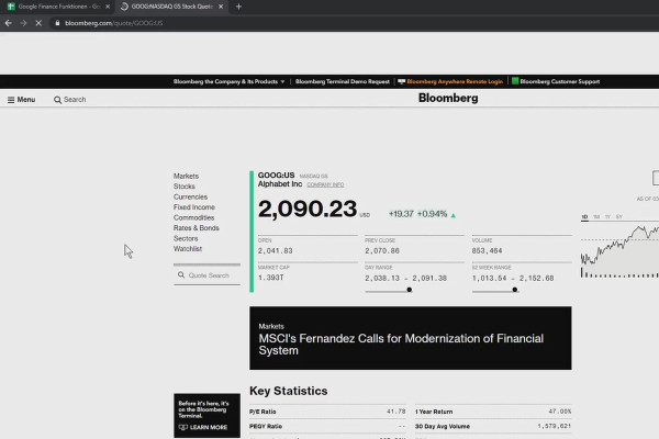 Google Sheets Eğitimi: 9.1 Google Finance