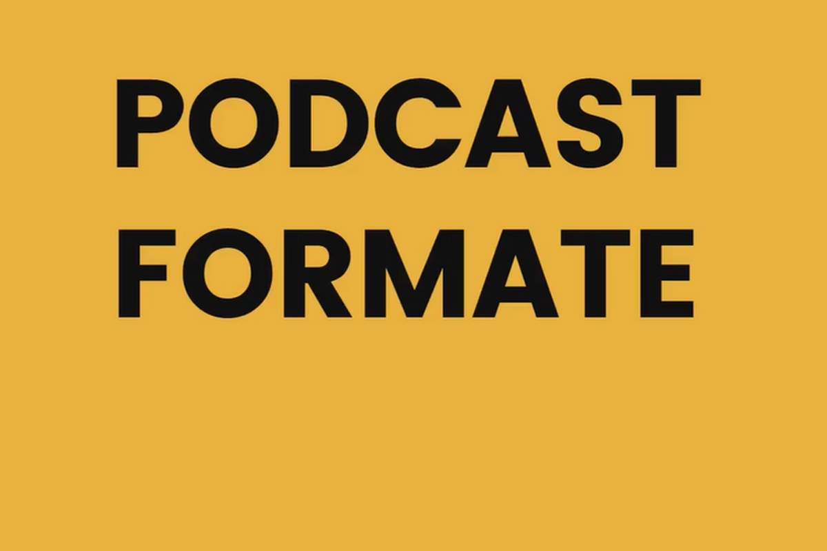 Oman podcastin luominen: 13.3 Mitkä formaatit vetoavat eniten?