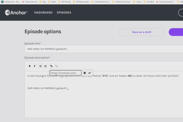 Skapa din egen podcast: 14.2 Ladda upp din första podcast-avsnitt #2
