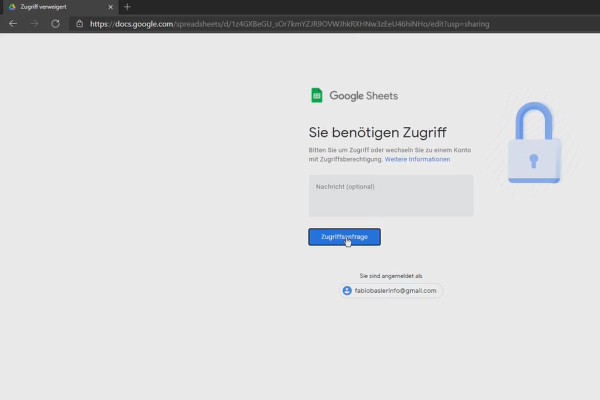 Google Sheets Eğitimi: 10.7 Sayfa Koruması