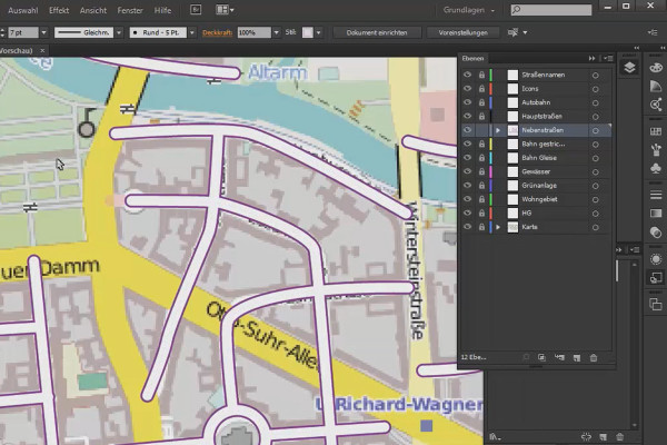 Cartography (drawing maps) with Illustrator - Part 1