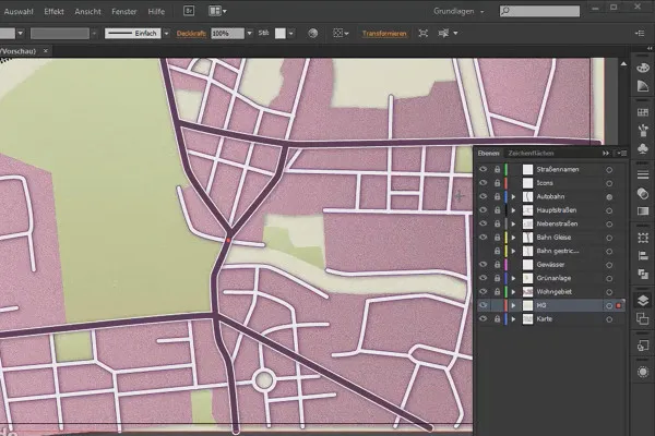 Kartografia (rysowanie map dojazdu) z programem Illustrator - Część 4