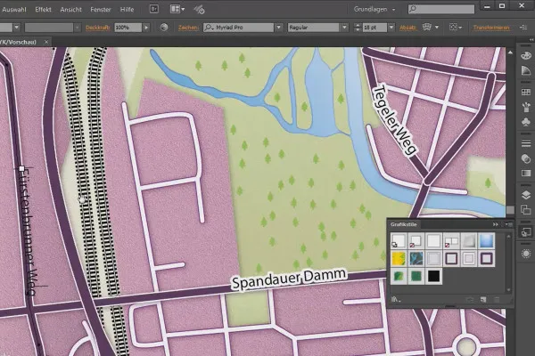 Kartografia (rysunek map dojazdu) z programem Illustrator - Część 5