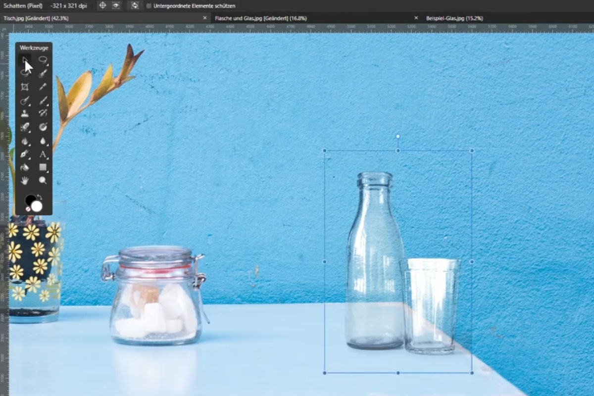 Dette venter deg i videoopplæringen "Beskjæring i Affinity Photo