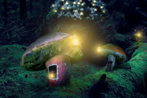 Αυτό περιμένει εσάς στο βίντεο μάθημα "Fantasy Photoshop Montage: Το χωριό