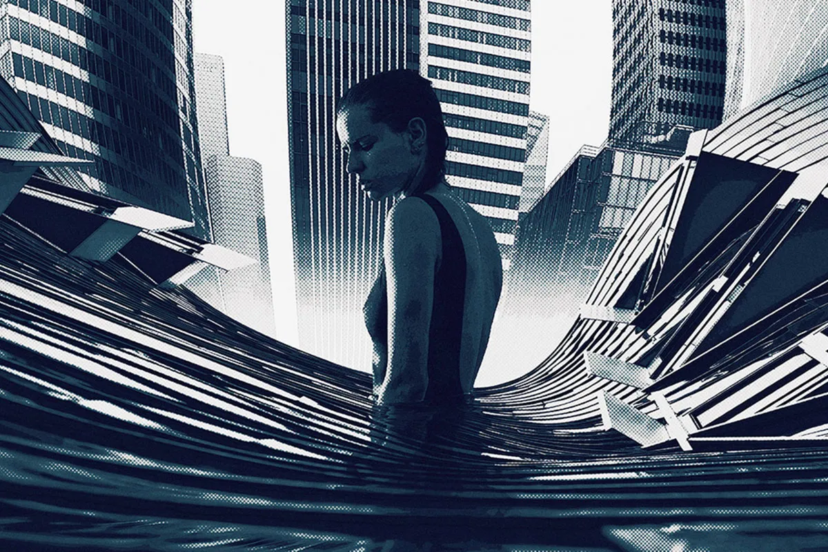 This is what awaits you in the video training "Urban image montage in Photoshop: Artwork "The big city""