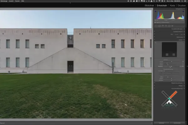 Architekturfotografie: Úprava obrazu Fine-Art – 1 korekce objektivu & základní nastavení