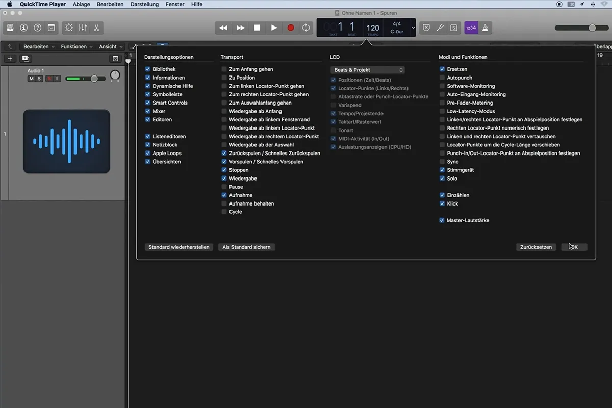Einstieg in die Musikproduktion mit Logic Pro X: 2.1 Das Hauptfenster