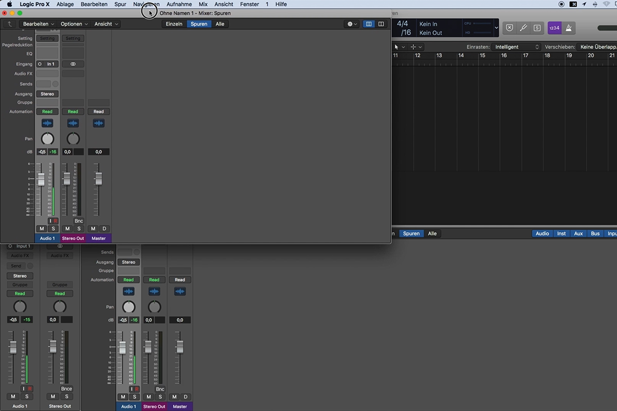 Logic Pro X ile müzik prodüksiyonuna giriş: 2.4 Mikser