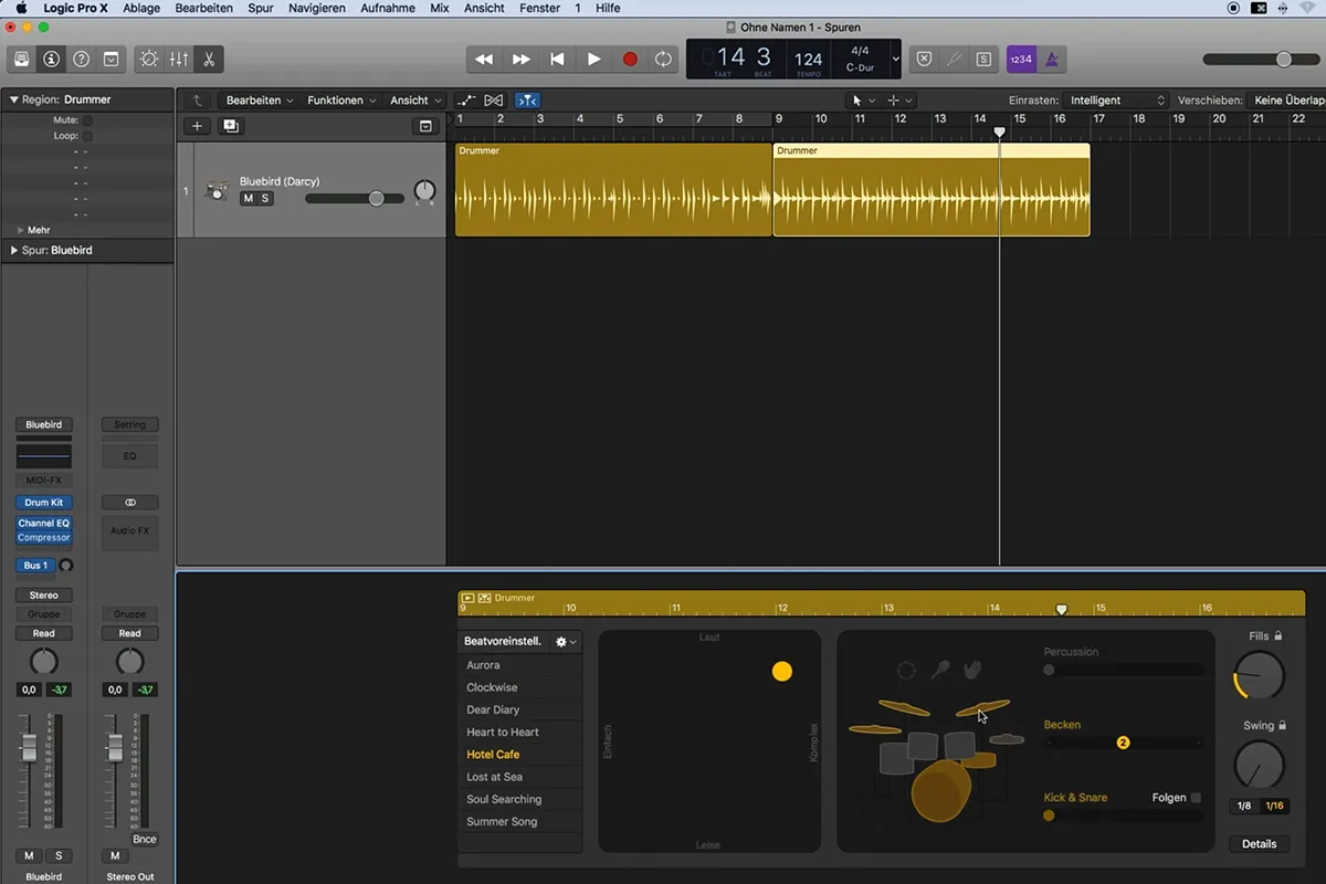 Introduction à la production musicale avec Logic Pro X : 3.2 Le batteur