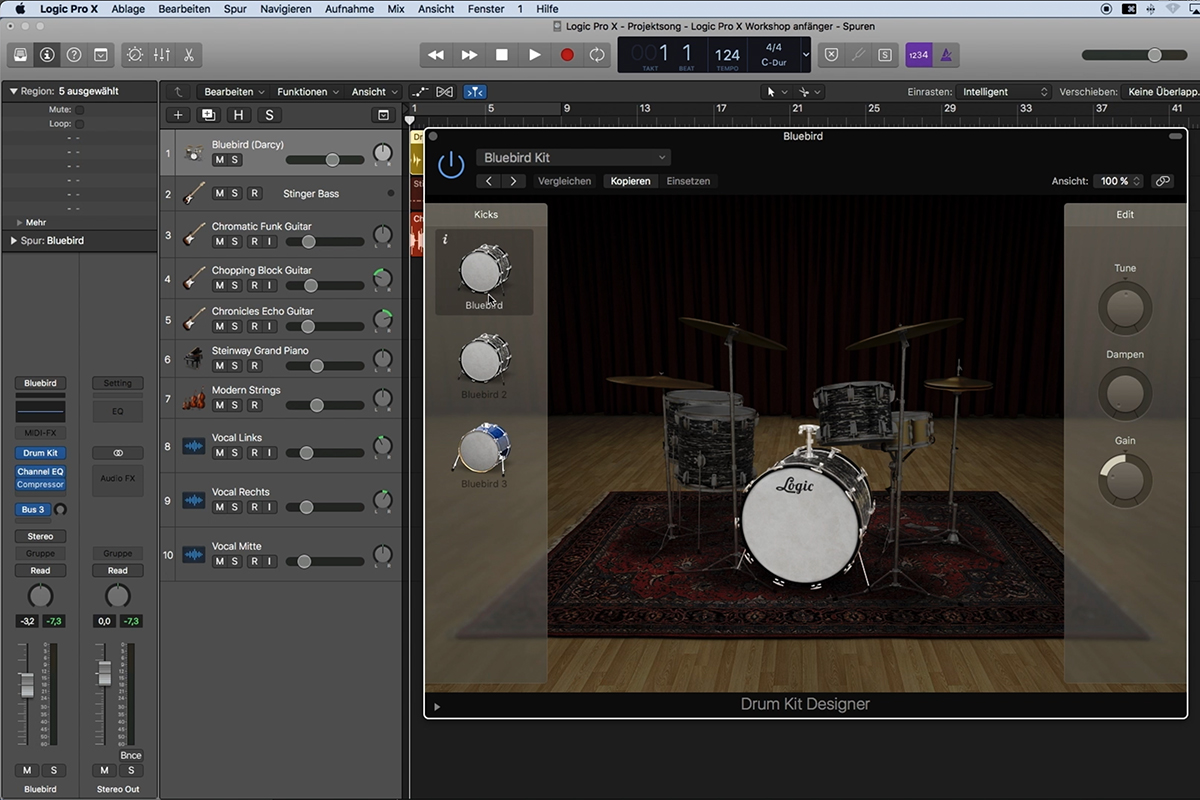 Logic Pro X ile müzik prodüksiyonuna giriş: 4.2 Roughmix.