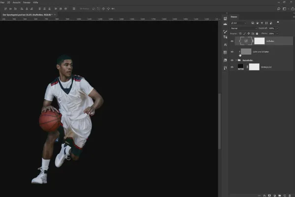 Tutorial Komposing Photoshop: Semangat Olahraga – Menempatkan dan Menyesuaikan 2 Pemain