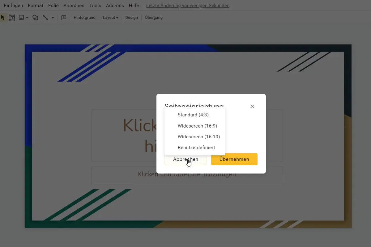 Google Slides-Tutorial: 2.1 | Die Benutzeroberfläche von Google Slides