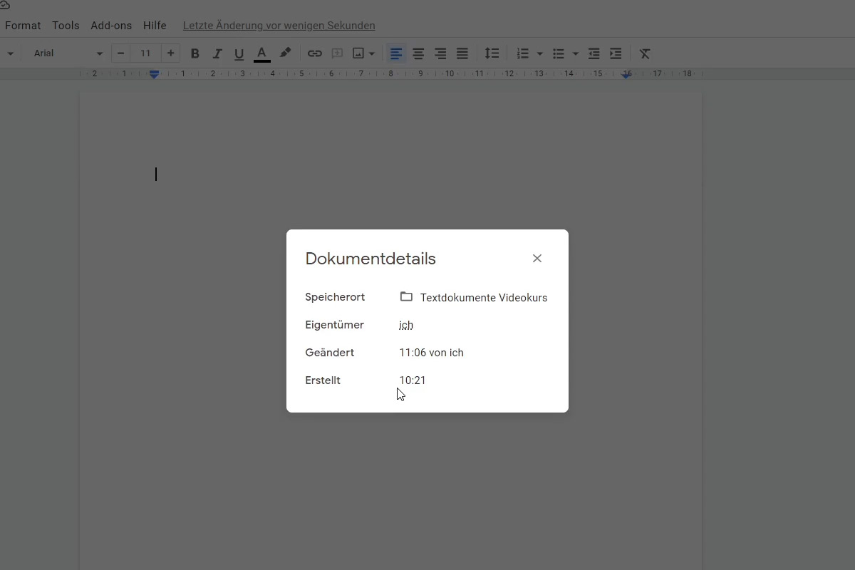 Google Docs tutorial: 2.4 | Basic settings in Google Docs