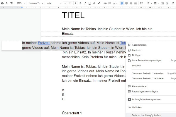 Google Docs Tutorial: 3.4 | Text options