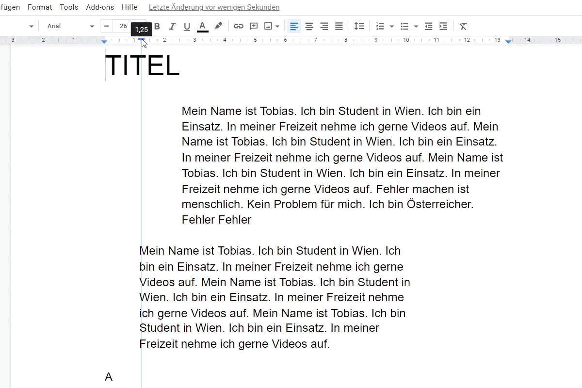 Google Docs tutorial: 4.3 | Reduce and increase indentation