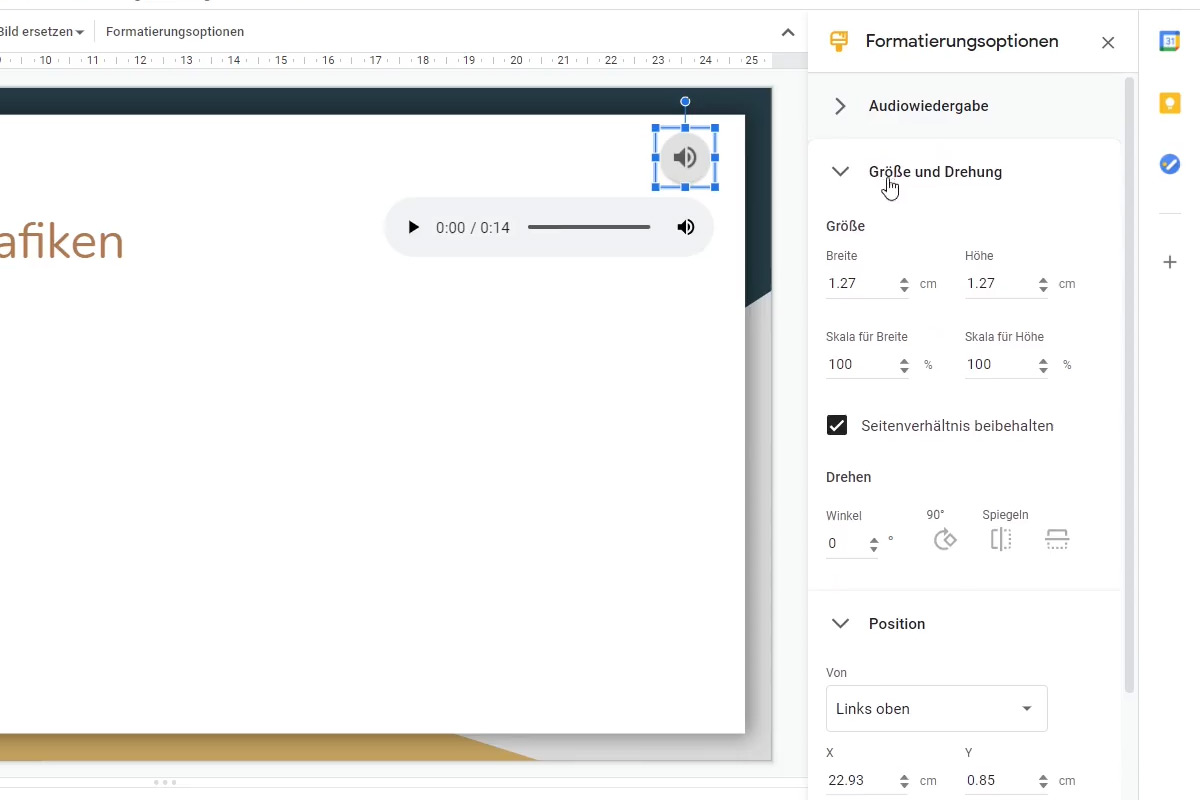 Google Slides: 6.4 | Insertar audio