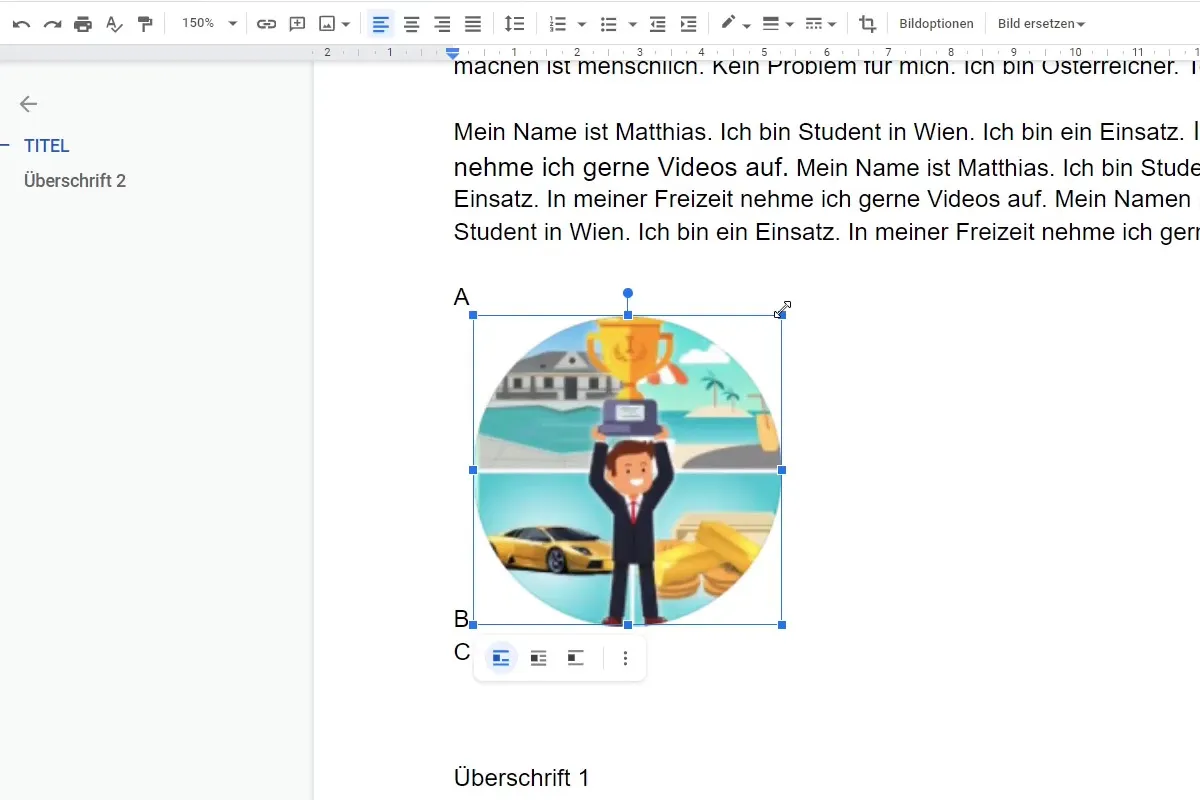 Google Docs-Tutorial: 7.1 | Bilder und Grafiken einfügen