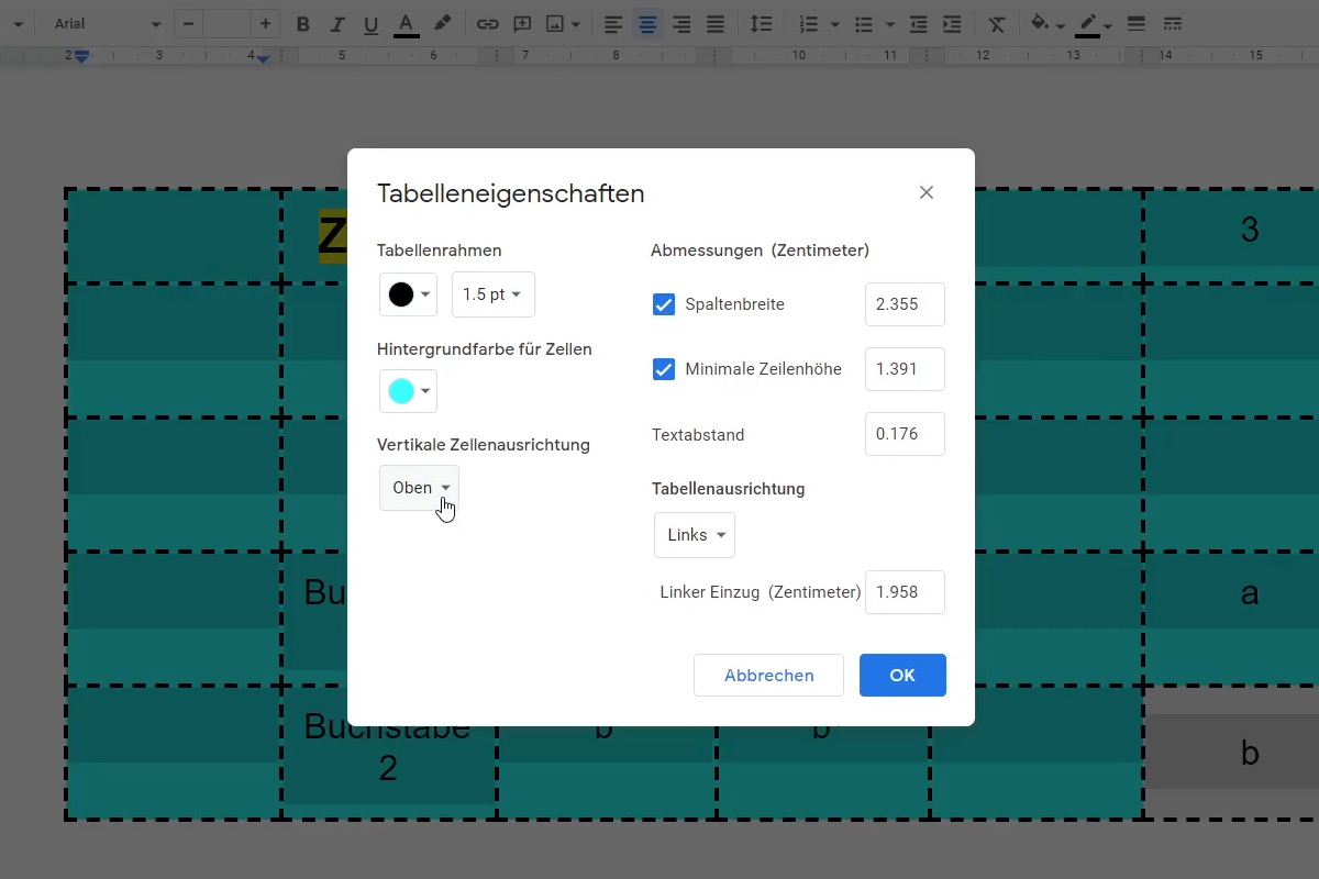 Google Docs Tutorial: 8.2 | More about tables
