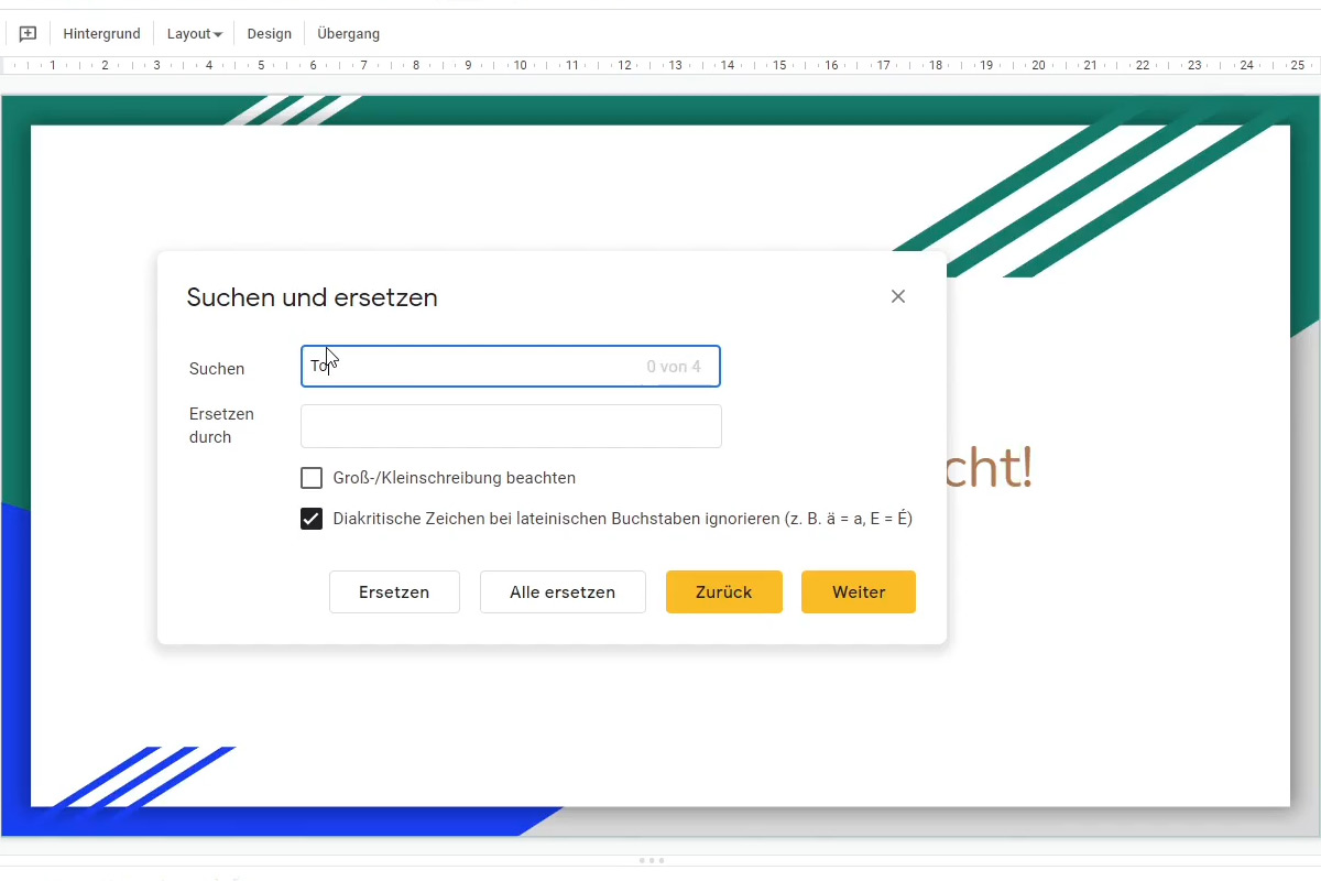 Google Slides: 9.3 | Buscar y reemplazar
