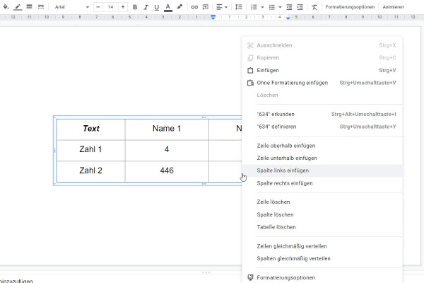 Google Slides tutorial: 10.1 | Create tables