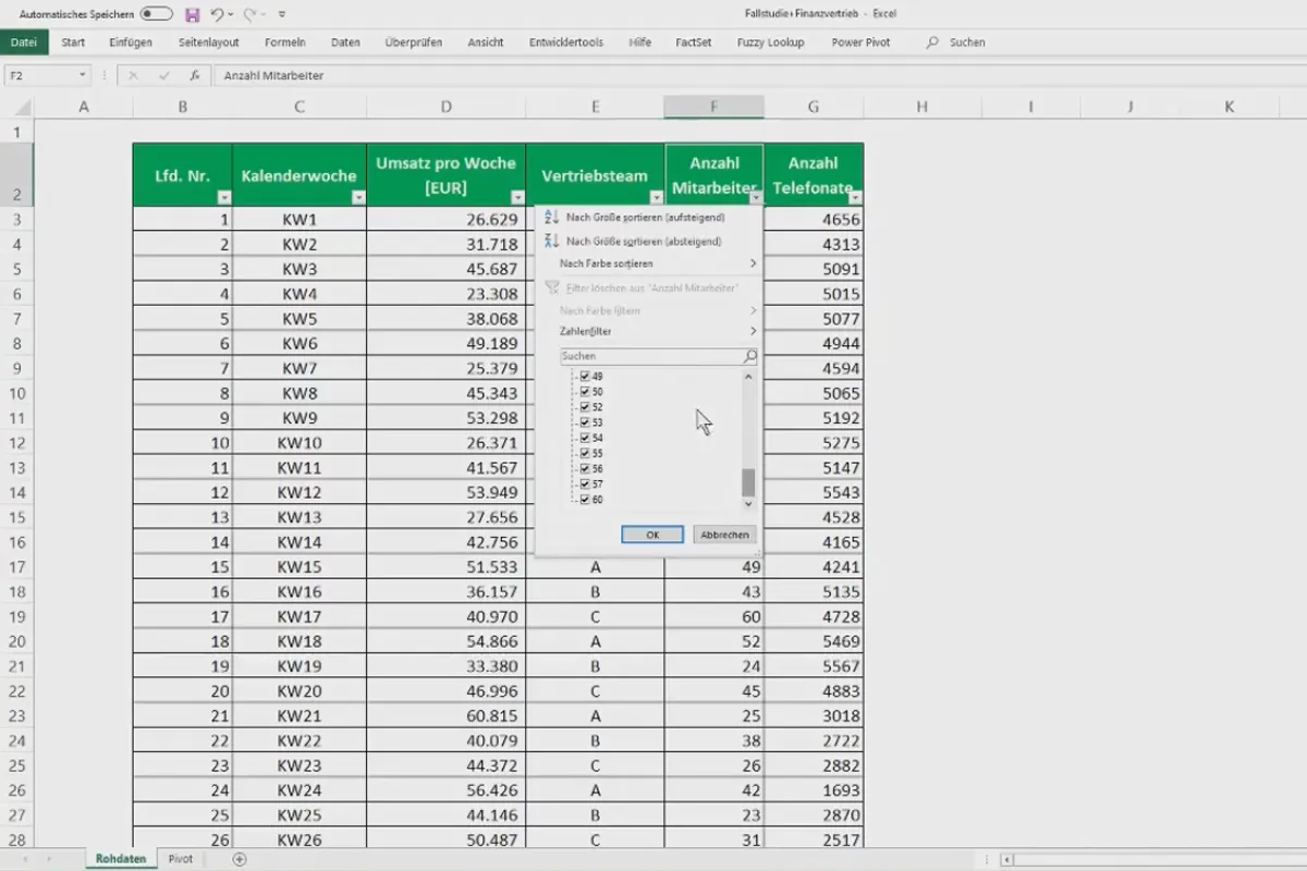Pivot-Tabellen in Excel: 2.1 | Was sind Pivot-Tabellen?