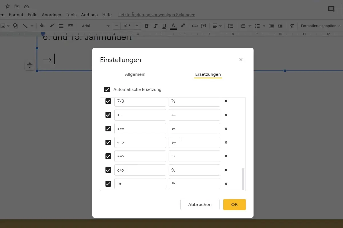 Google Slides-Tutorial: 11.2 | Weiterführende Einstellungen