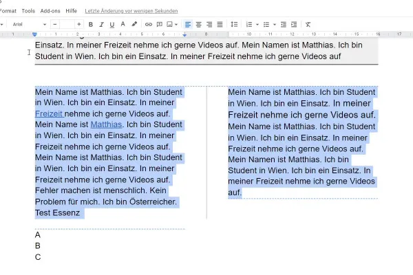 Google Docs-Tutorial: 10.7 | Weitere Textformate in der Übersicht – 2