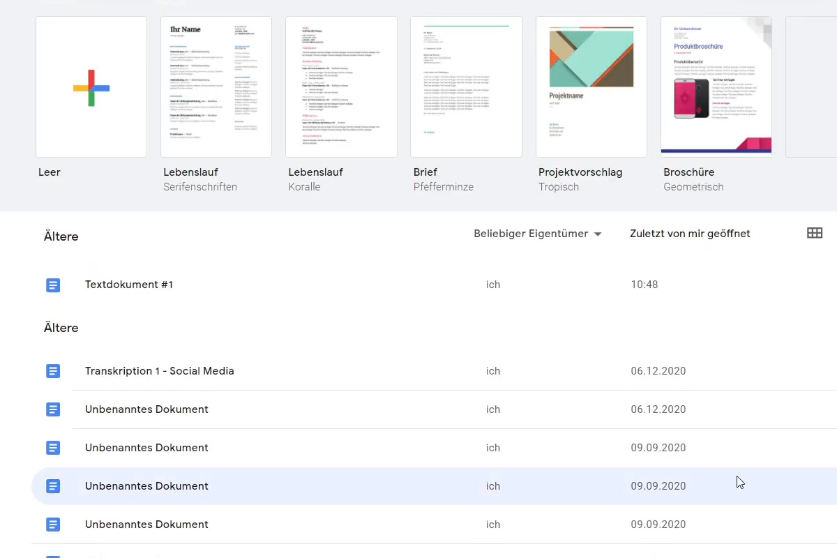 Google Docs tutorial: 2.2 | Sort Google documents