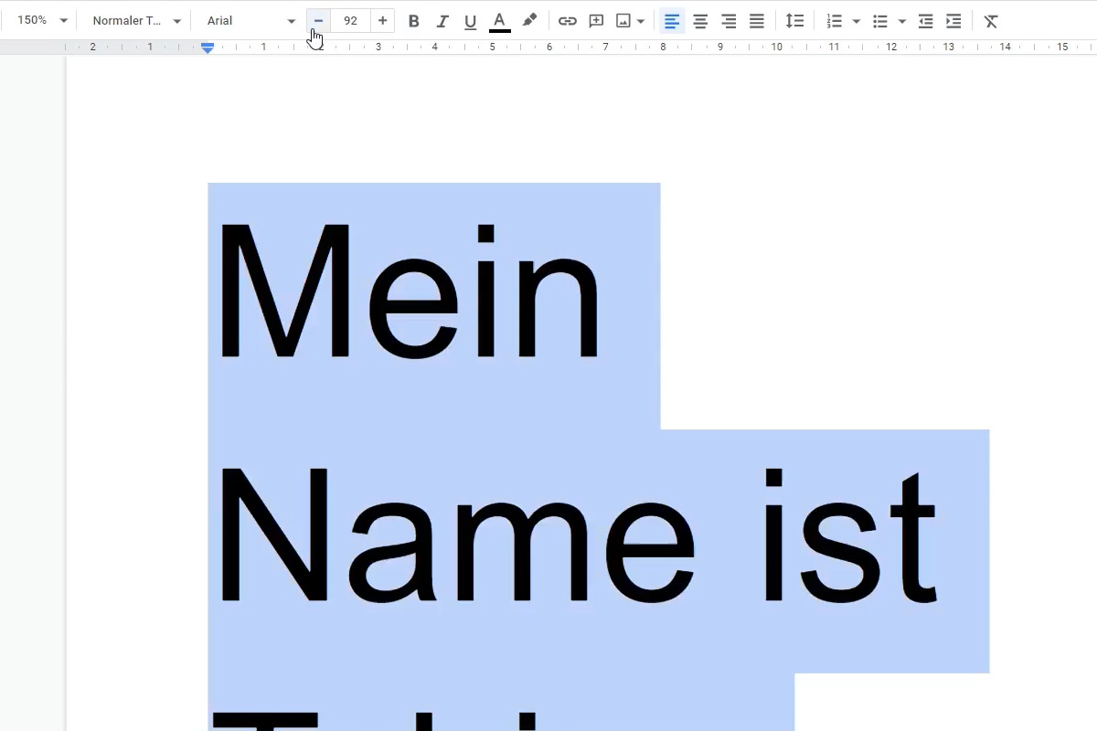 Google Docs tutorial: 3.1 | Texts and fonts in Google Docs